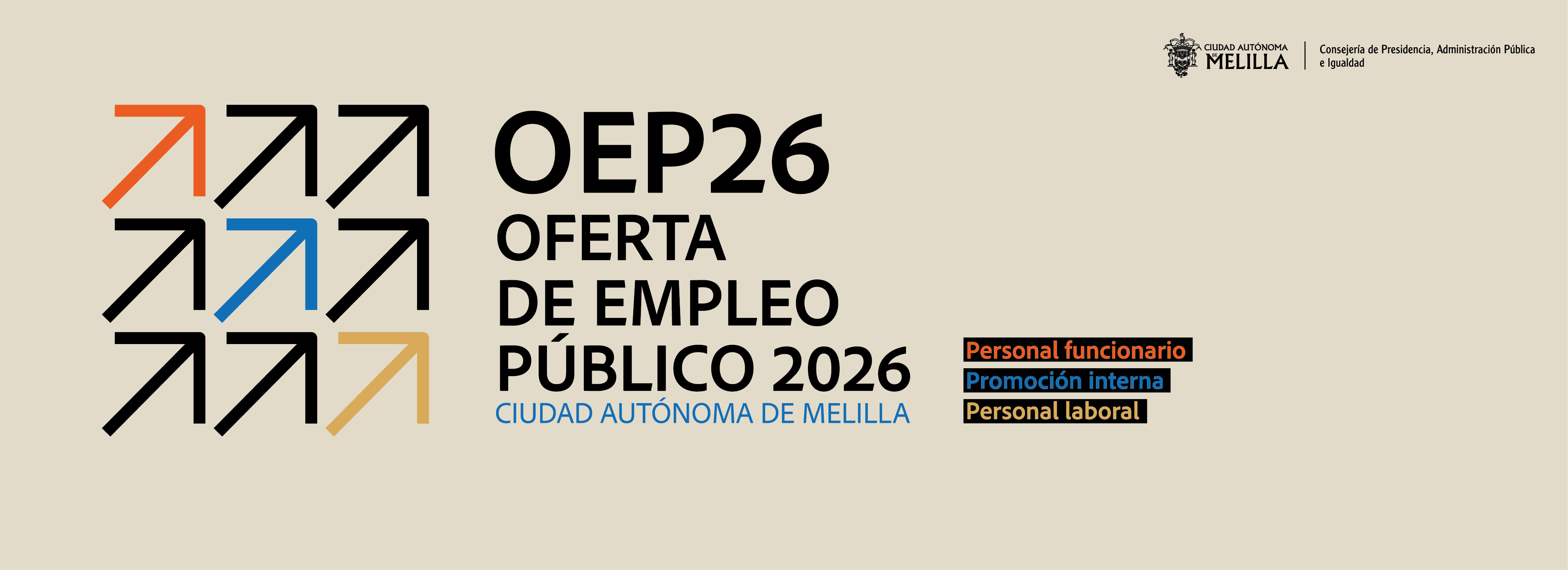 Oferta de Empleo P�blico de la Ciudad Aut�noma de Melilla - A�o 2026